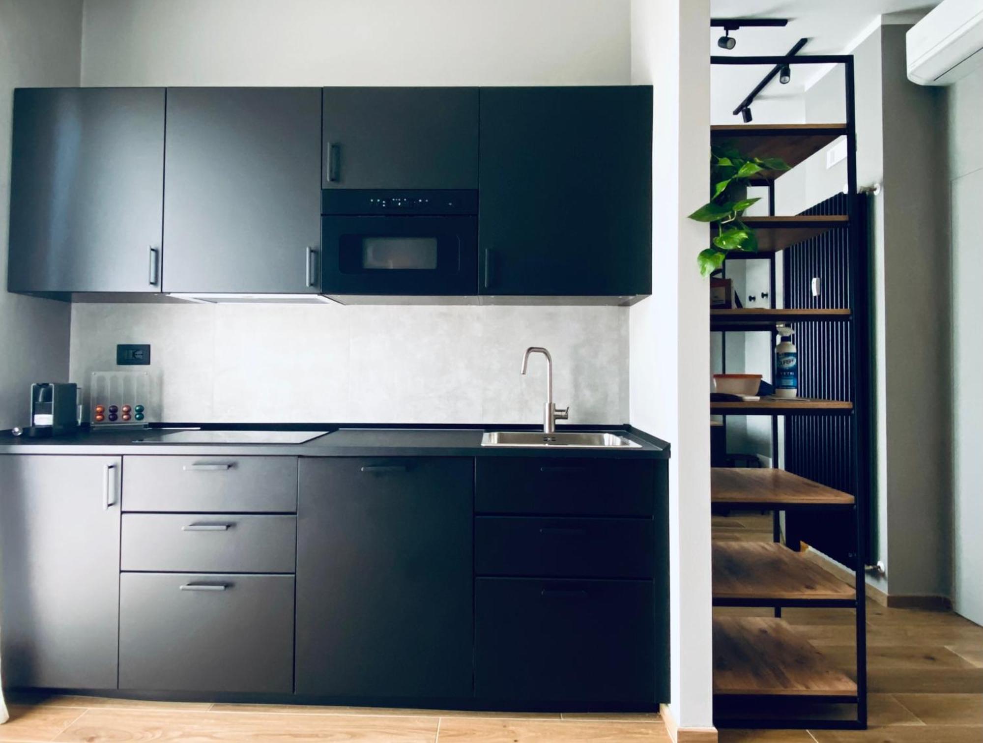 M4 Black Monolocale Moderno E Funzionale 스칸디치 외부 사진
